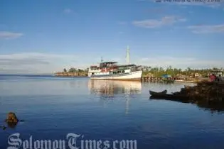 The beautiful Auki seafront in Malaita Province.