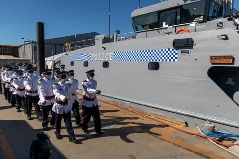Australian Defence Adviser Southwest Pacific, Commander Mark Northcote, said Defence has worked closely with Solomon Islands throughout the pandemic to boost the RSIPF’s COVID-19 response and preparedness at the western border.