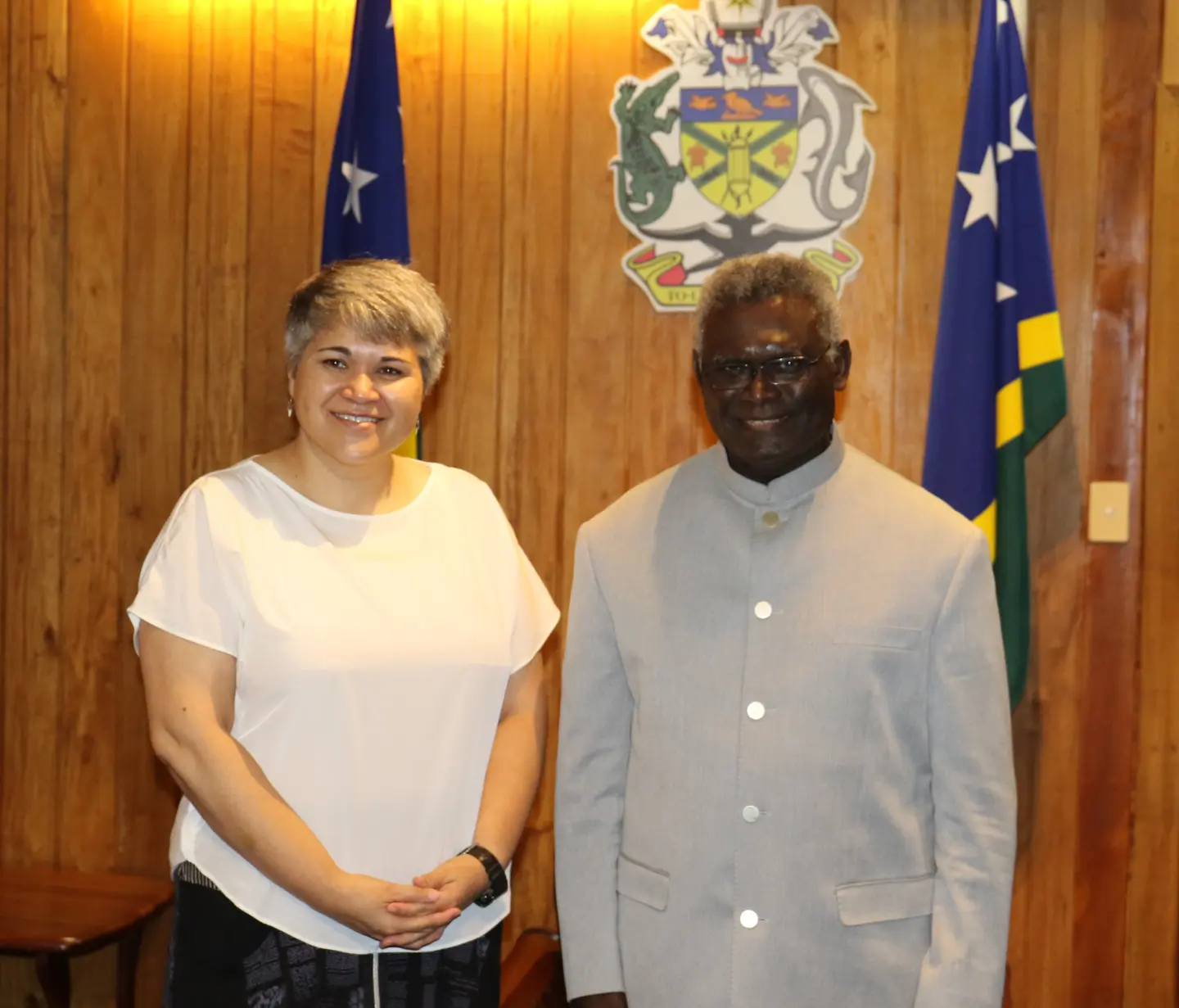 The Prime Minister informed the New Zealand High Commissioner that the Government’s two objectives now are to protect citizens of the country and to keep the economy afloat.