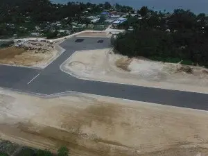 Initial development work began in 2012, bringing the former World War Two runway up to international standard.