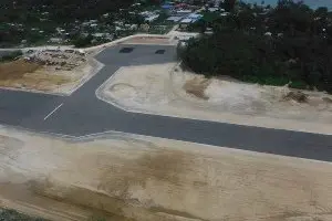 Initial development work began in 2012, bringing the former World War Two runway up to international standard.