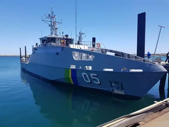 The new Guardian Class Pacific Patrol Boat -RSIPV Gizo.