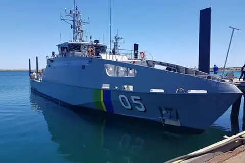 The new Guardian Class Pacific Patrol Boat -RSIPV Gizo.