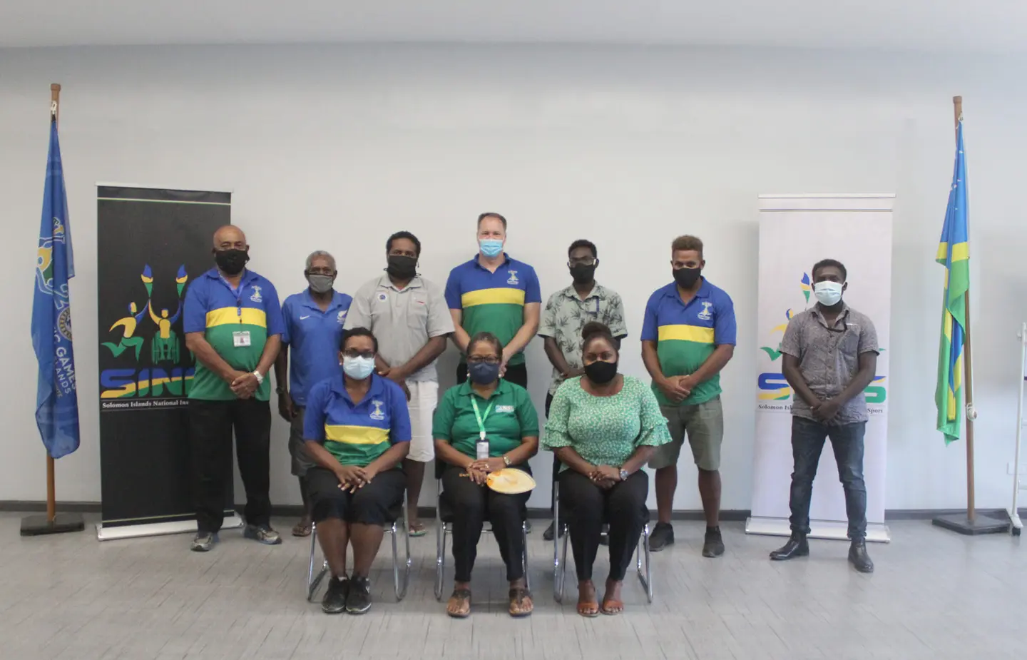 SITAS interim committee during their meeting last week. The committee currently is represented by the SINIS High-Performance Sports Business & Education Department, the University of South Pacific (USP) and the Solomon Islands National University (SINU) representatives.