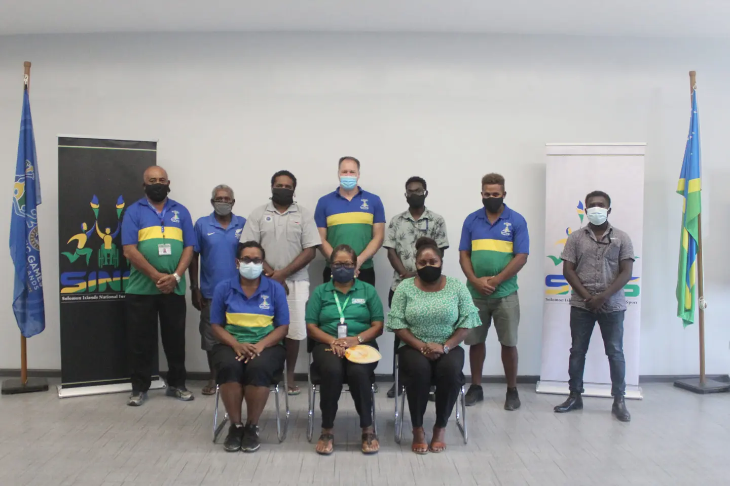 SITAS interim committee during their meeting last week. The committee currently is represented by the SINIS High-Performance Sports Business & Education Department, the University of South Pacific (USP) and the Solomon Islands National University (SINU) representatives.