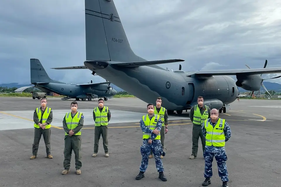 The aircraft will also support the delivery of six Australian-supplied ‘bricks’ of medical equipment and consumables to be distributed in provincial hospitals.